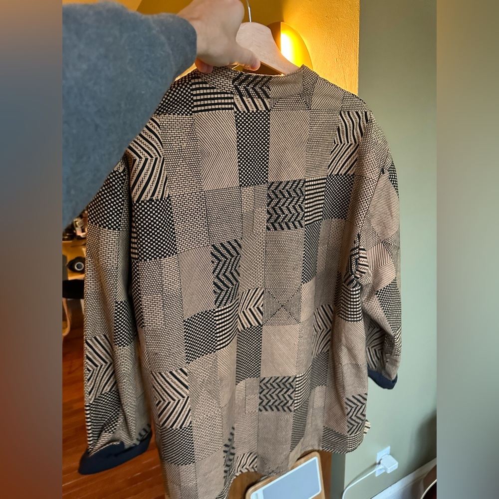 Vintage Reversible Print Jacket, Smithsonian Institute
